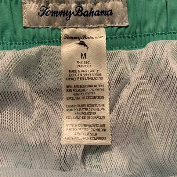 NWT- Tommy Bahama Paradise Swim Trunks - S or M - Picture 7 of 10